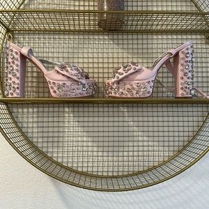 Women’s Azalea Wang Maya Platform Heels - Light Pink